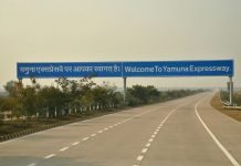 taj mahal to delhi distance via yamuna expressway