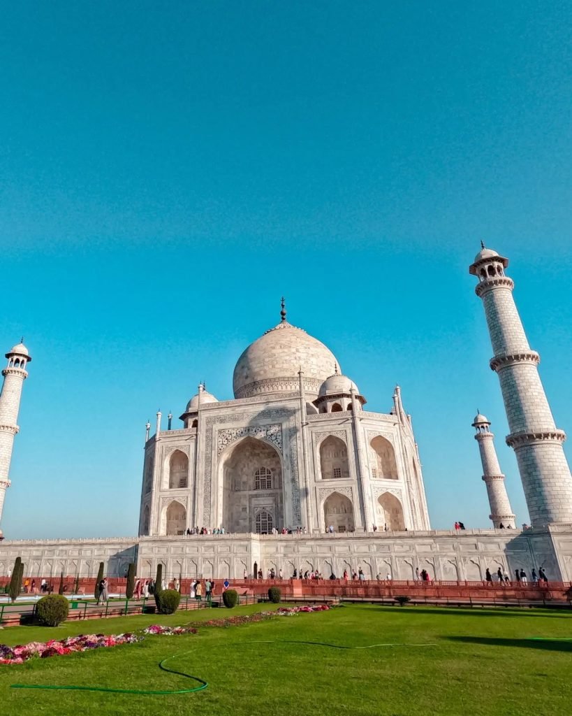 Taj Mahal with guide