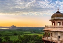 Taj Mahal from Agra Fort