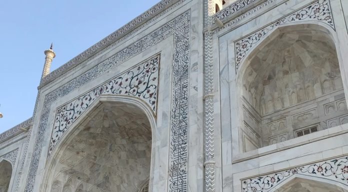 Taj Mahal close up picture